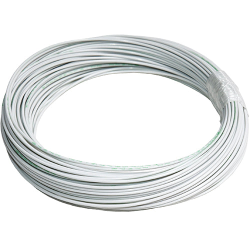 100' LENGTH OF M22759/16-24-9 WHITE TEFZEL. NOTE: Not on a spool, hand coiled in a sealed plastic bag.