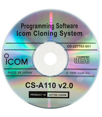 CLONING SOFTWARE/For IC-A110-24 and IC-A110-25. European Cloning Software.