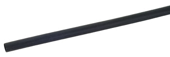 HEAT SHRINK/Black, 1-1/2 diameter, 4' stick, price per foot.