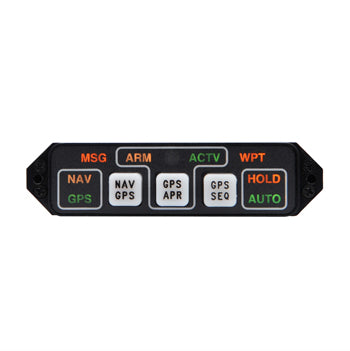ANNUNCIATION CONTROL UNIT/5V, Horizontal, with Remote Relay. For use with Garmin GPS155XL and GNC300XL models.