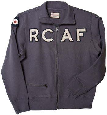 RCAF2 SWEATSHIRT/full zip/washed blue/large